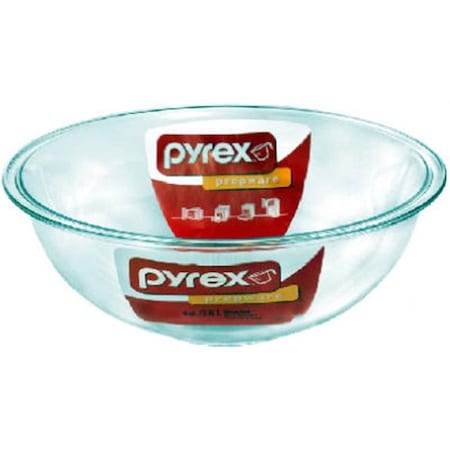 Pyrex 6001043 4 QT Clear Mixing Bowl - Pack Of 4